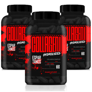 Kit 3x Colágeno Hidrolisado 120 Cápsulas - Espartanos Collagen (Total 360 Cápsulas)