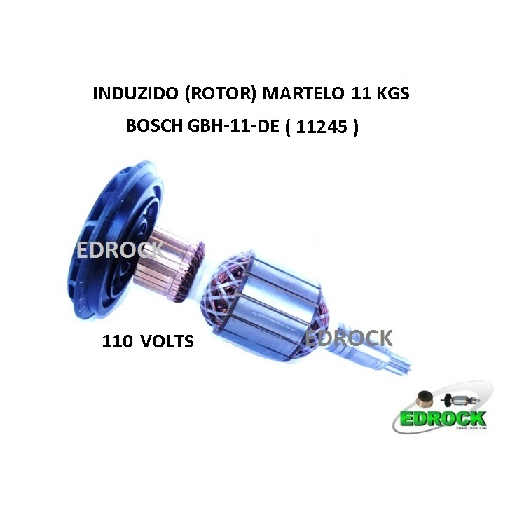 Induzido Para Martelete 11 Kgs Bosch GBH11DE   /  11245  -  110 Volts