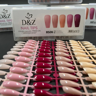 Unha Postiça Bailarina Realista D&Z Colored Com 5 Cores E 480 Unidades em Oferta na Shopee