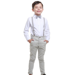 Conjunto Roupa Infantil Menino Social Casamento Pajem Festas Cinza em Oferta na Shopee