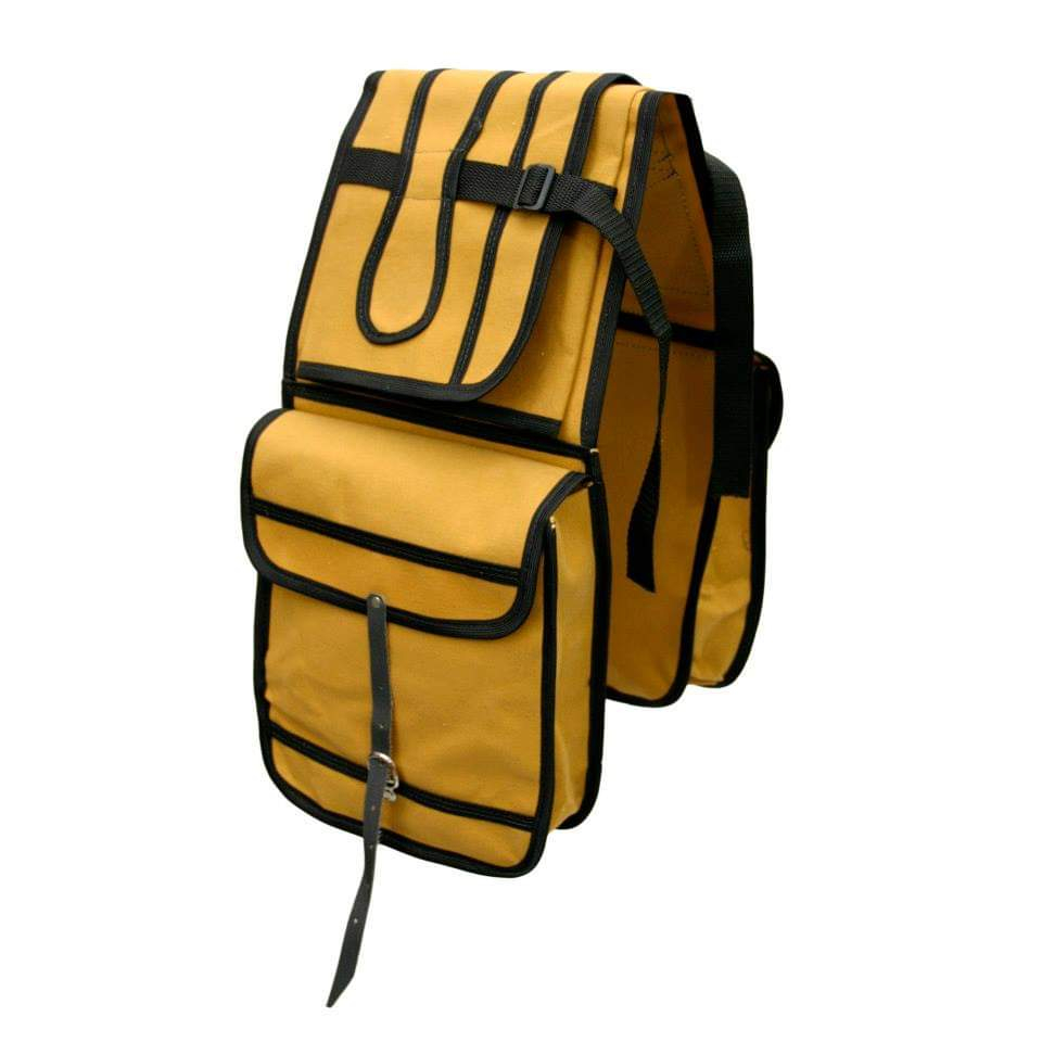 Bolsa Alforge Com Porta Capa Em Lona Impermeável Direto Fábrica
