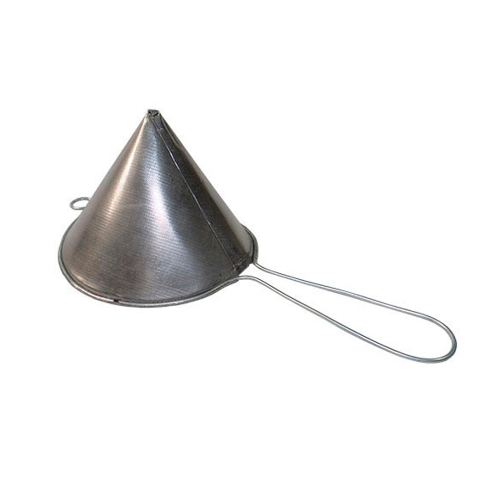 Peneira Cônica Inox 18 x 18 Edelcio - Chinoy Para Coar Óleo e outros