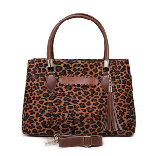 Bolsa Transversal Ombro Lançamento Estampa Onça Moda Outono/inverno