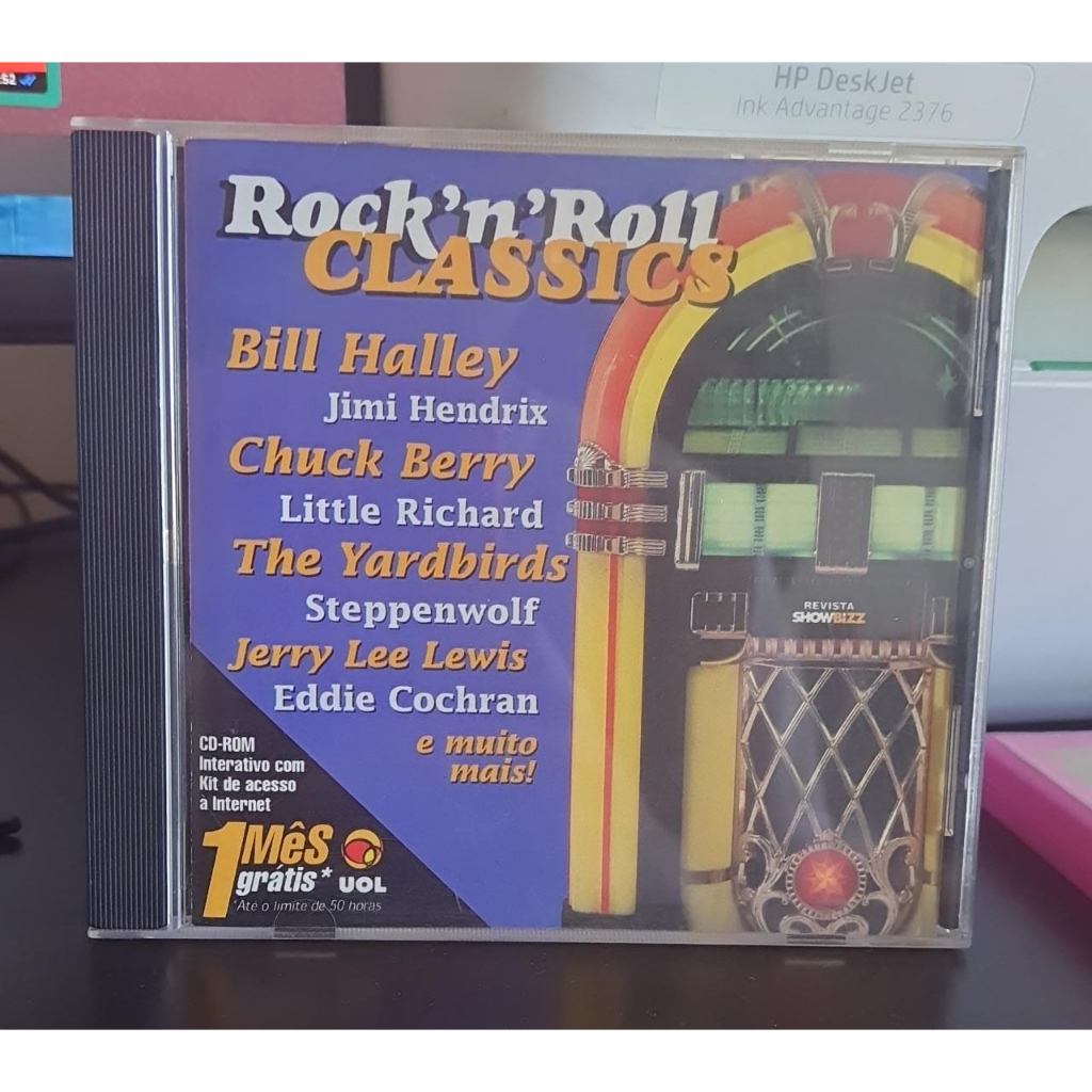 CD Rock N' Roll Classics (Com Chuck Berry, the yardbirds, jimi Hendrix etc)