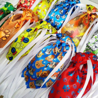 Kit 50 Gravatas Pet Macho Banho e Tosa Cães Cetim Filhote/P/M/G em Oferta na Shopee