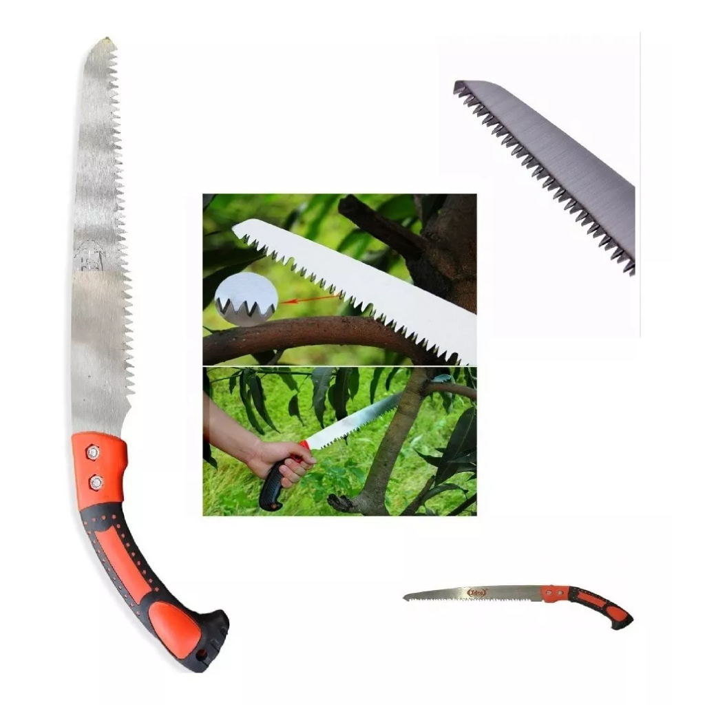 Serrote De Poda Galhos Profissional 50cm Aço Top em Oferta na Shopee