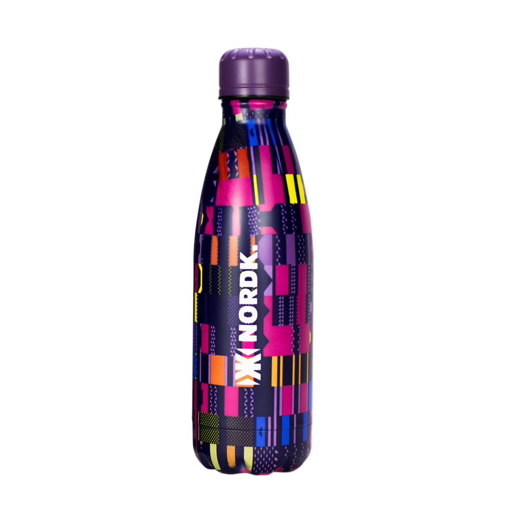 Garrafa Térmica Nordk Purple is The New Black Aço Inoxidável 500ml - Home & Living