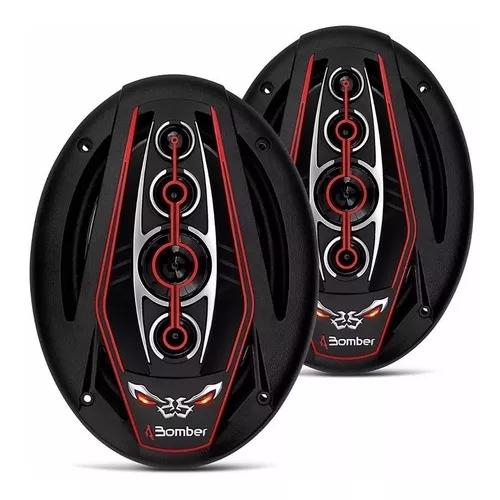 Par Alto Falantes Bomber Bicho Papão 6x9 Pol Pentaxial 350W Rms 4 Ohms