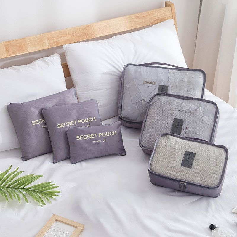 Kit 6 Necessaire Organizador De Mala De Bagagem Viagem