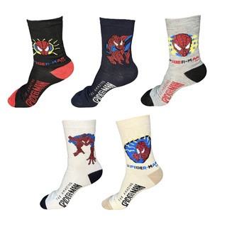 Kit 6 Pares Meia infantil Juvenil Menino Homem Aranha Personagens Marvel em Oferta na Shopee