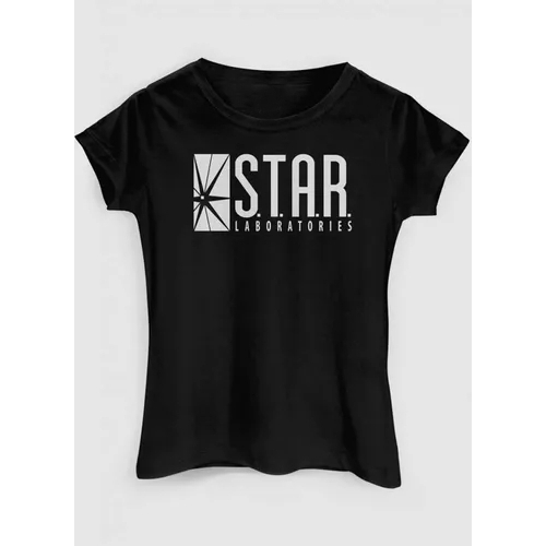 Camisa Camiseta Babylook Star Labs The Flash 100% Algodão