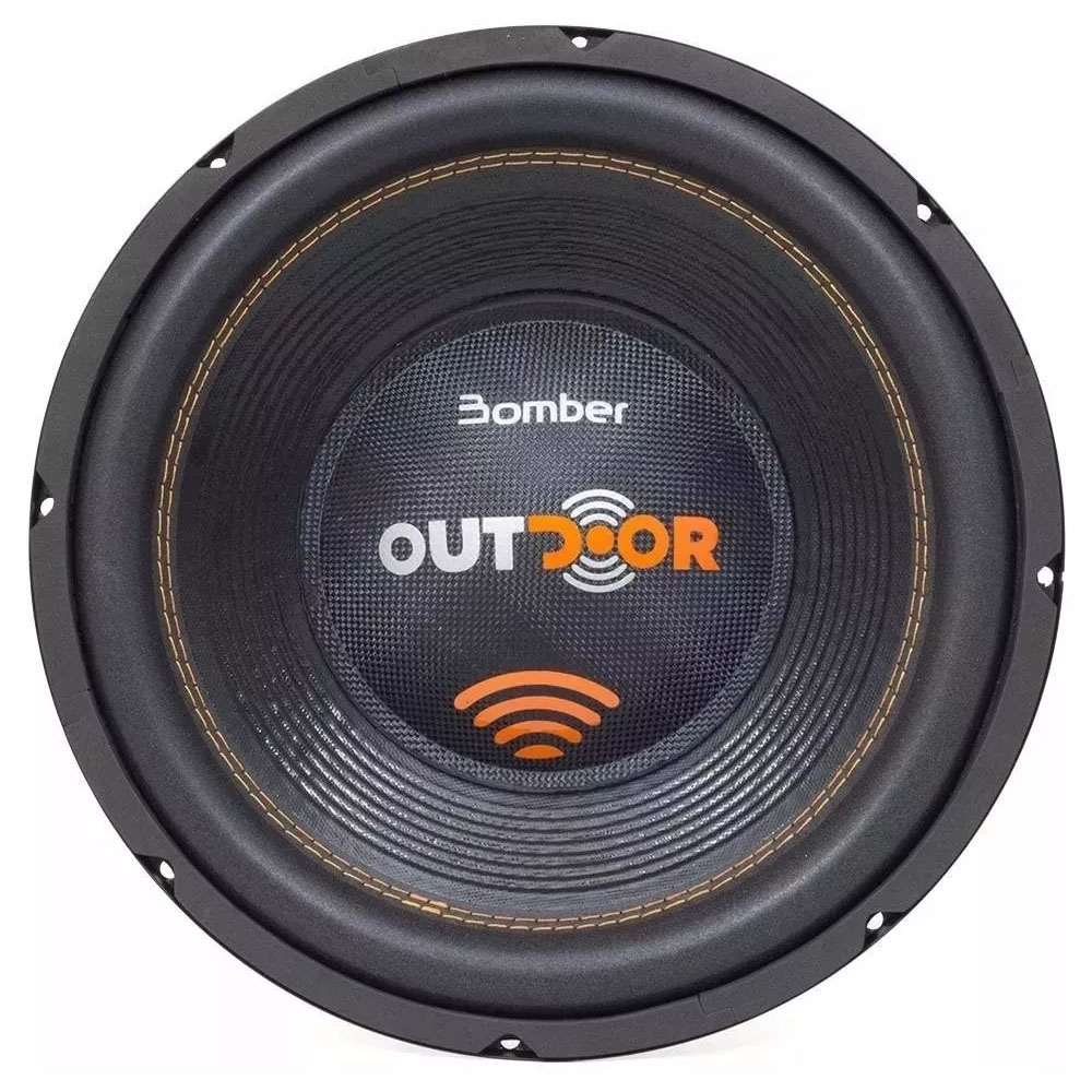 Alto Falante Subwoofer Bomber Outdoor 12 Pol 500W Rms 4 Ohms Automotivo - Spare Parts and Accessories for Vehicles