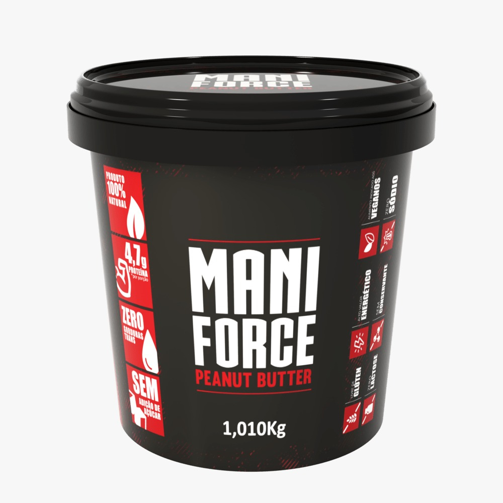 Maniforce Pasta De Amendoim Integral 100% Amendoim - 1kg em Oferta na Shopee
