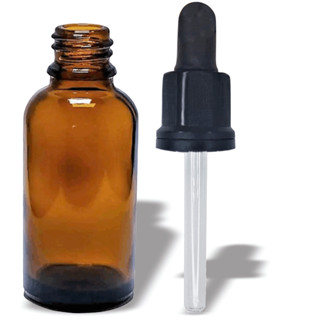 25 Frasco Conta Gotas 30ml De Vidro(vazio) Âmbar -conj completo