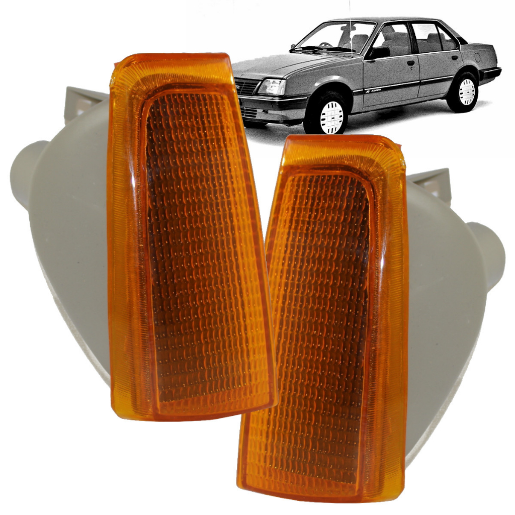 Par Lanterna Seta Dianteira Monza 88 A 90 Ambar em Oferta na Shopee