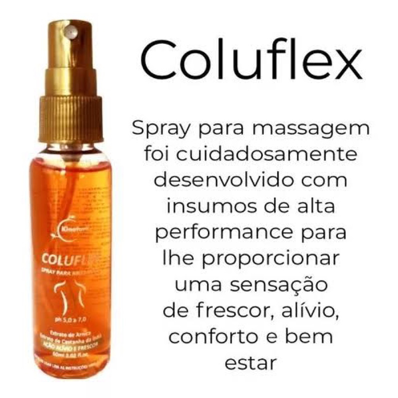 Spray 60mL Para Dores Na Coluna Coluflex - Kinature