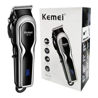 Maquina De Cortar Cabelo Profissional Kemei Km 119