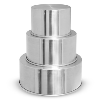 Kit 3 Assadeira Forma de bolo 3 Andares Pirâmide em Oferta na Shopee