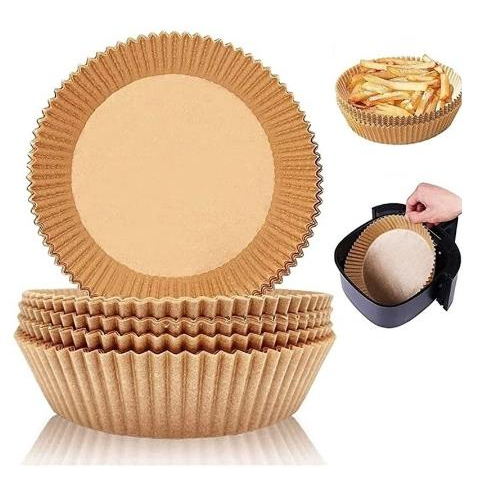 50pcs 16cm Prato De Papel Descartável À Prova De Óleo Antiaderente Para Cozimento