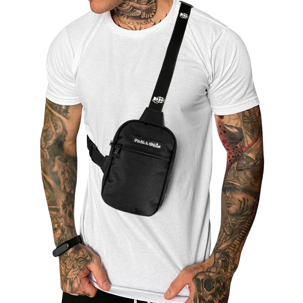 Shoulder Bag Transversal Mini Bag Pega a Visao Com Alça Regulável Grenade