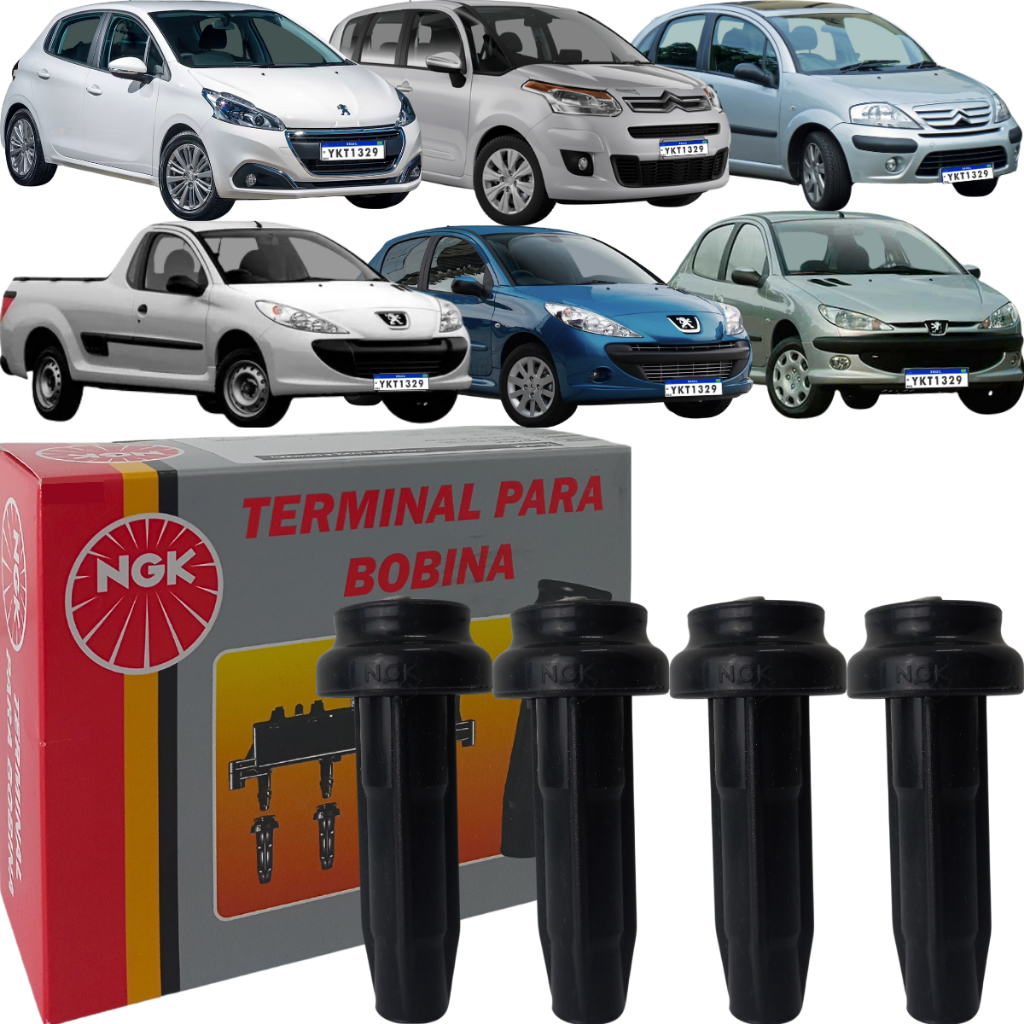 Terminal da Bobina NGK C3 Picasso C3 206 207 208 Hoggar - Spare Parts and Accessories for Vehicles
