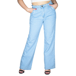 Calça Jeans Feminina Wide Leg - Vários modelos - Pantalona - Fabricação própria - Levanta Bumbum - Bloguerinha