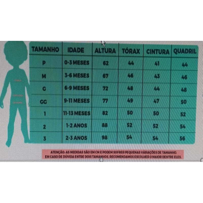 Conjunto kit body 2 peças com um body e uma calça saruel