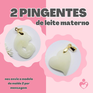 PINGENTE DE LEITE MATERNO - Faça em casa - Proteção UV/ Alta Qualidade