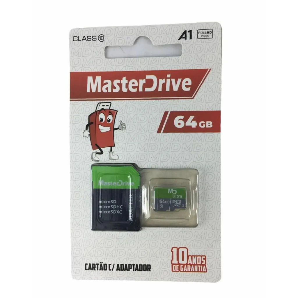 Cartão de Memória 64GB Master Drive