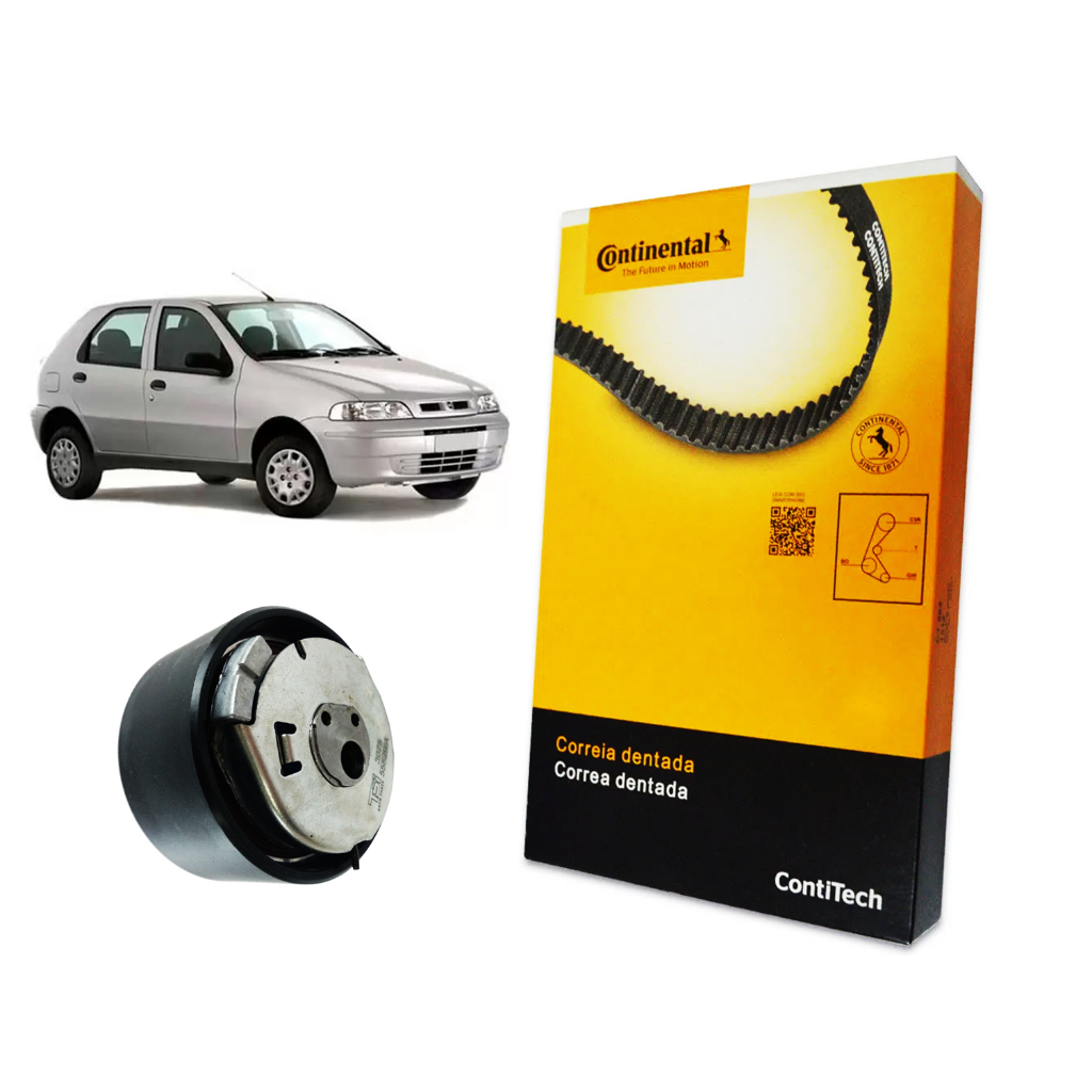 Correia Dentada + Tensor Fiat Palio Fire 1.0 16v Oferta em Oferta na Shopee