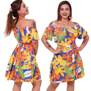 VESTIDOS FEMININOS FRESQUINHOS COM FAIXA 92001-C4