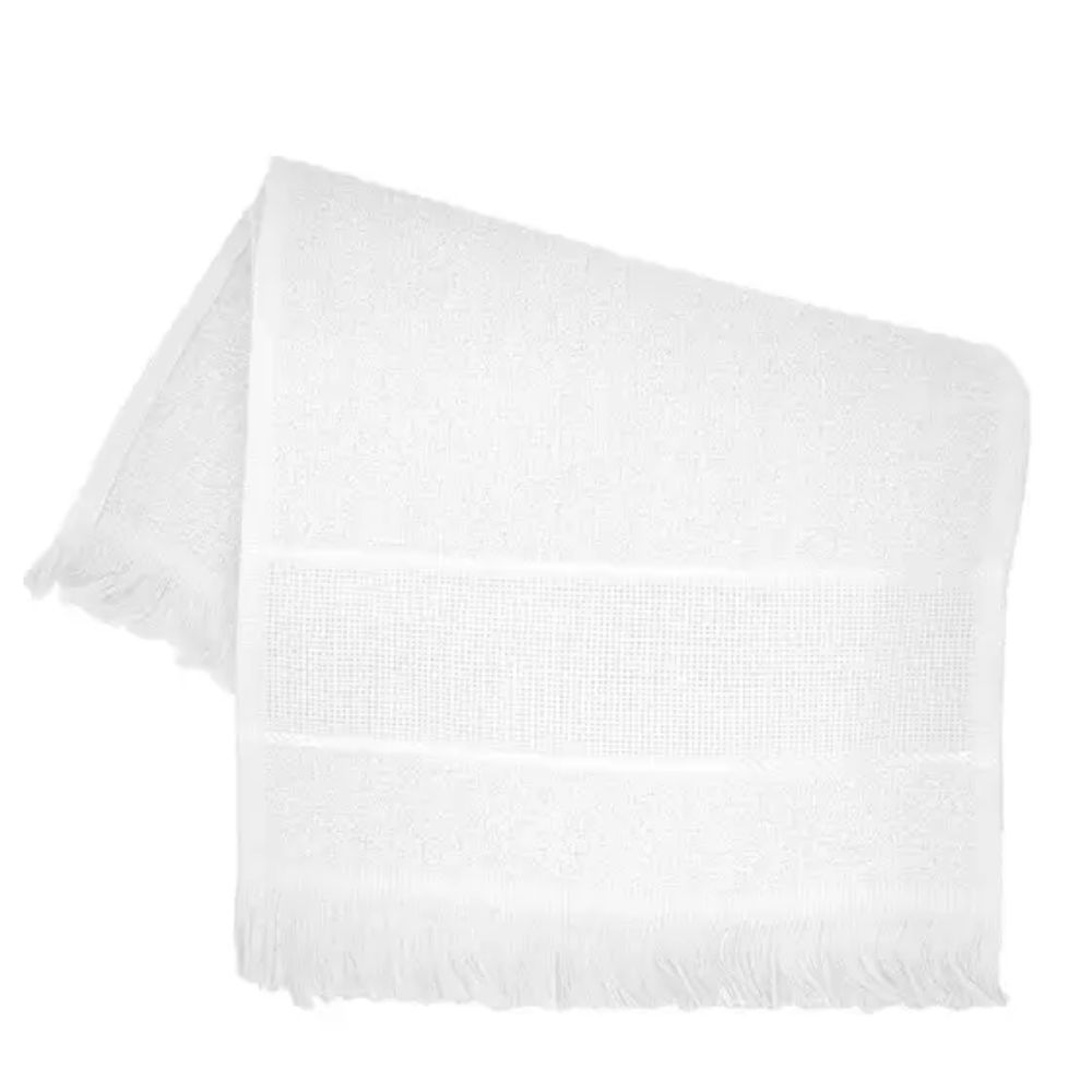 Kit 60 Toalhinhas De Boca, Mão, Infantil , Escolar, Lavabo Branco 100% Algodão em Oferta na Shopee