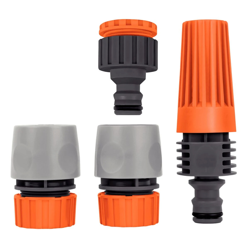 Kit Conjunto Irrigação 4 Pçs Engates e Esguicho Tramontina em Oferta na Shopee