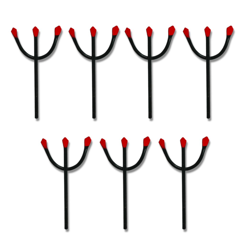 Kit 7 Tridente Garfo Pomba Gira Umbanda Candomblé Ritual em Oferta na Shopee