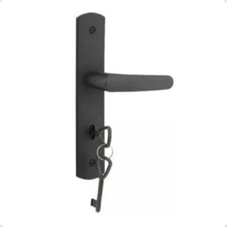 Fechadura Ipanema Completa Porta Interna Quarto Preta Maquina 40 Soprano