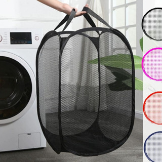 Cesto Organizado Multiuso Nylon Dobrável para Roupa Suja Brinquedo Objeto - TOP