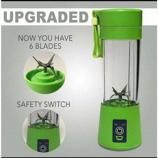 Mini Liquidificador 6 Lâminas Portátil Recarregável Micro Usb