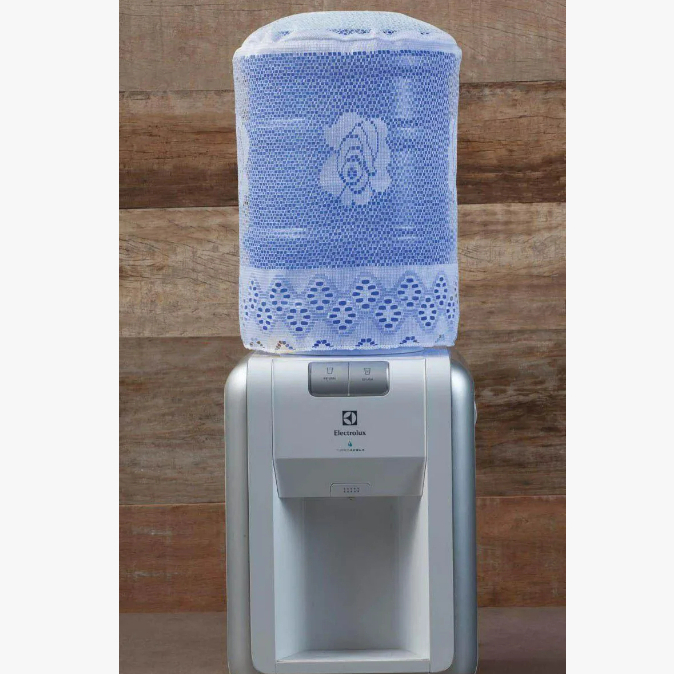 Capa para Galão de Água Renda Estampa Branca 20L