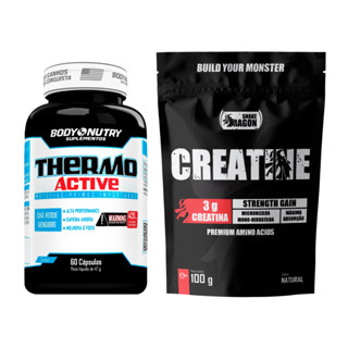 Thermo Active, 60 cáps. + Creatine Black 100 g
