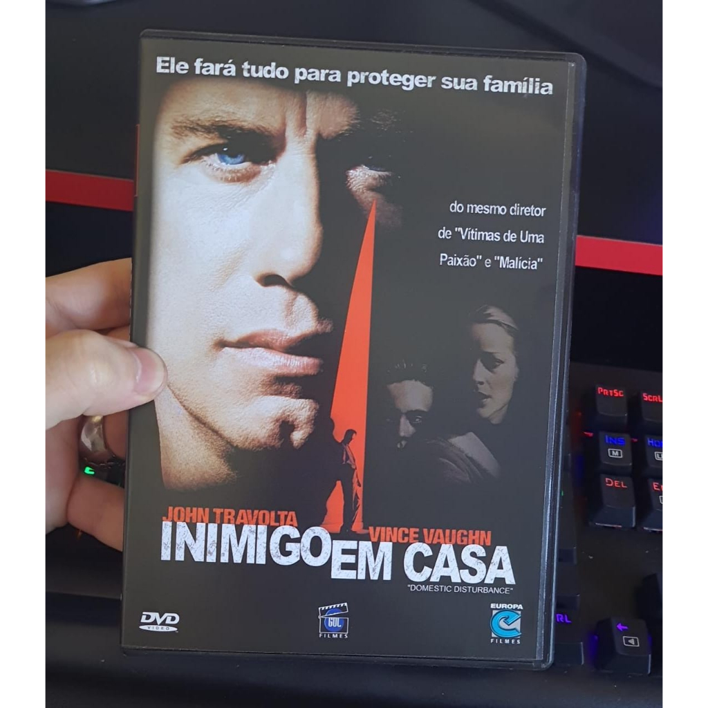 DVD Inimigo em casa - John Travolta, Vince Vaughn! DUBLADO!