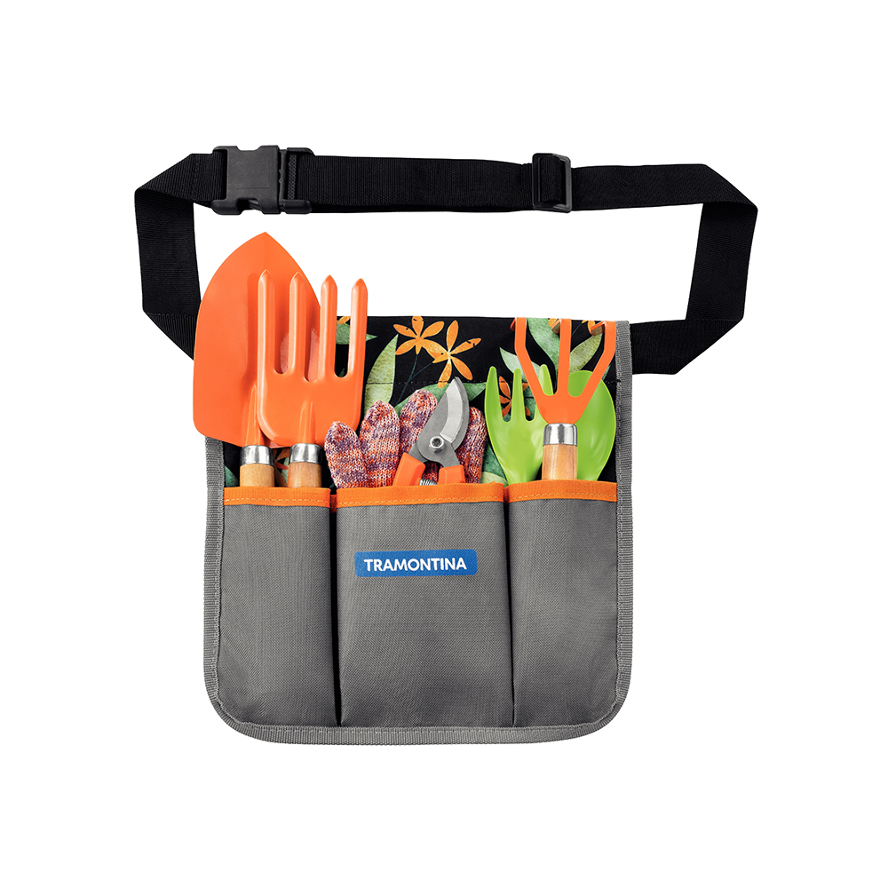 Conjunto para Jardinagem Cinto com 8 Peças - Tramontina em Oferta na Shopee