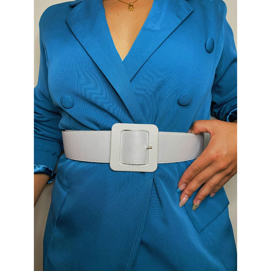 Cinto Feminino 1,10 cm Fivela Quadrada Retro Moda Feminina Fashion Lindo em Oferta na Shopee