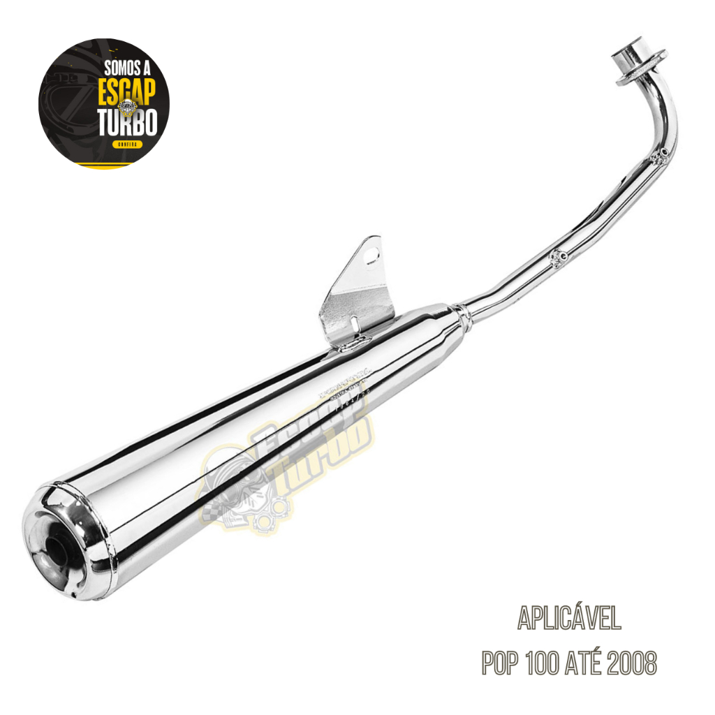 Escapamento Pop 100 Até 2008 Modelo Mini Turuna Fortuna