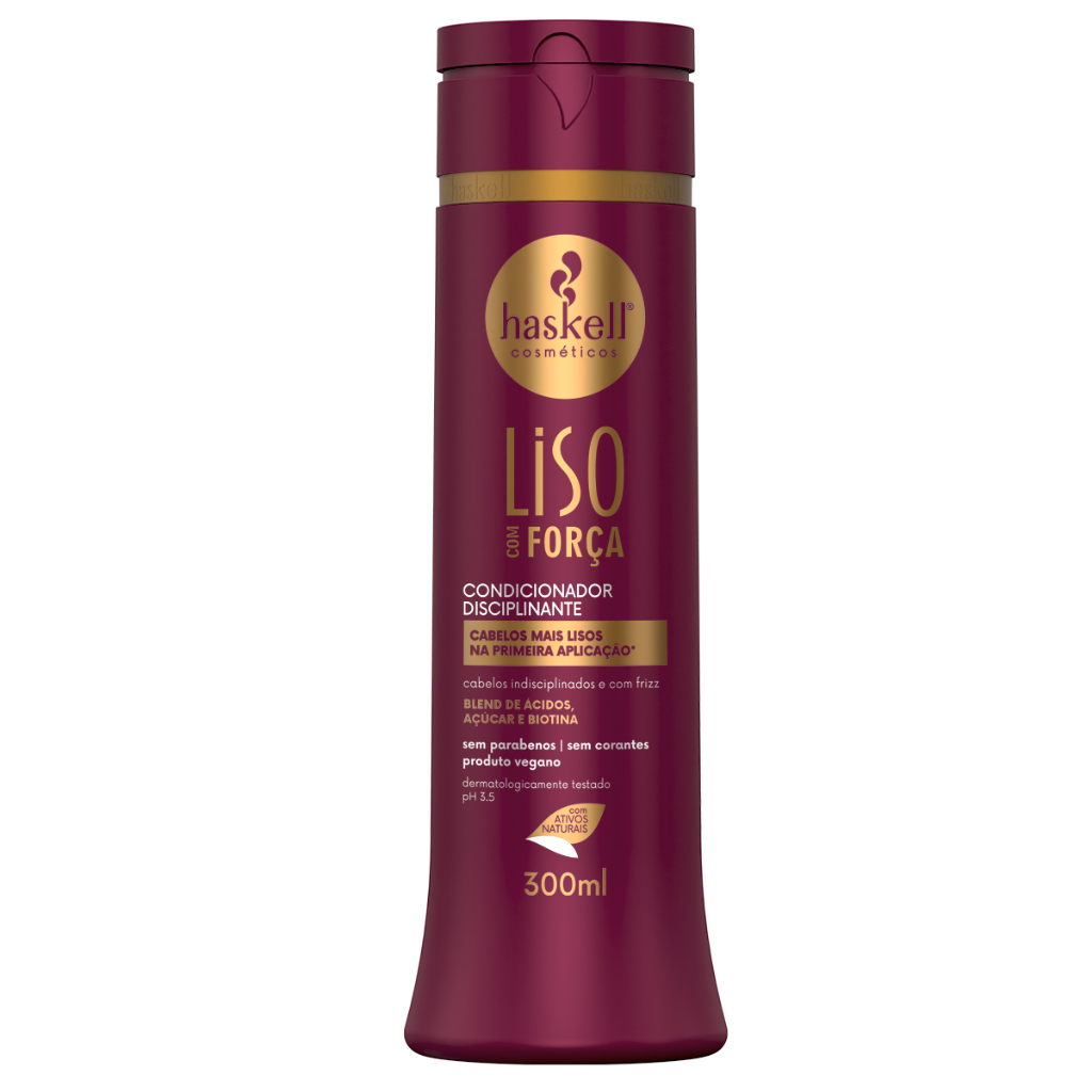 Condicionador Liso Com Forca 300ml Haskell