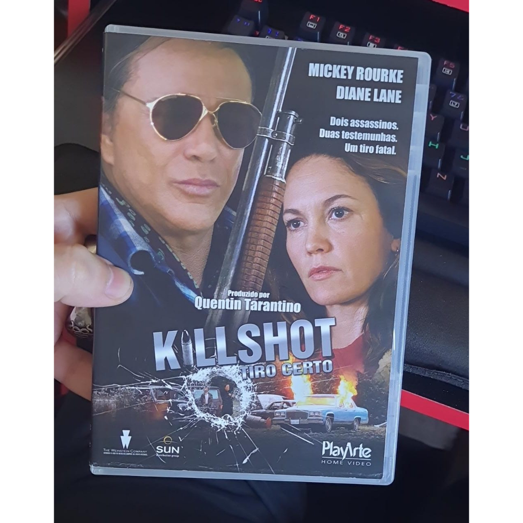 DVD Killshot - Tiro certo - Mickey Rourke, Diana Lane! (Dublado!)