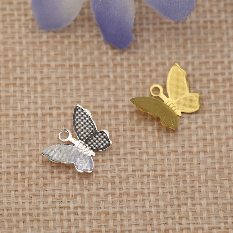 100 Pingente De Ferro fazer pulseiras, colares dourado/prata