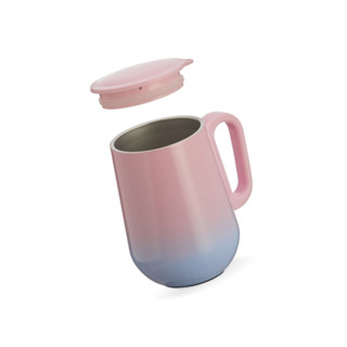 Copo Térmico Inox Stan Com Tampa Alça 250ml Parede Dupla Colorido Bicolor
