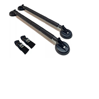 Rack De Teto Com Ventosas Mais Duas Cintas Catraca em Oferta na Shopee