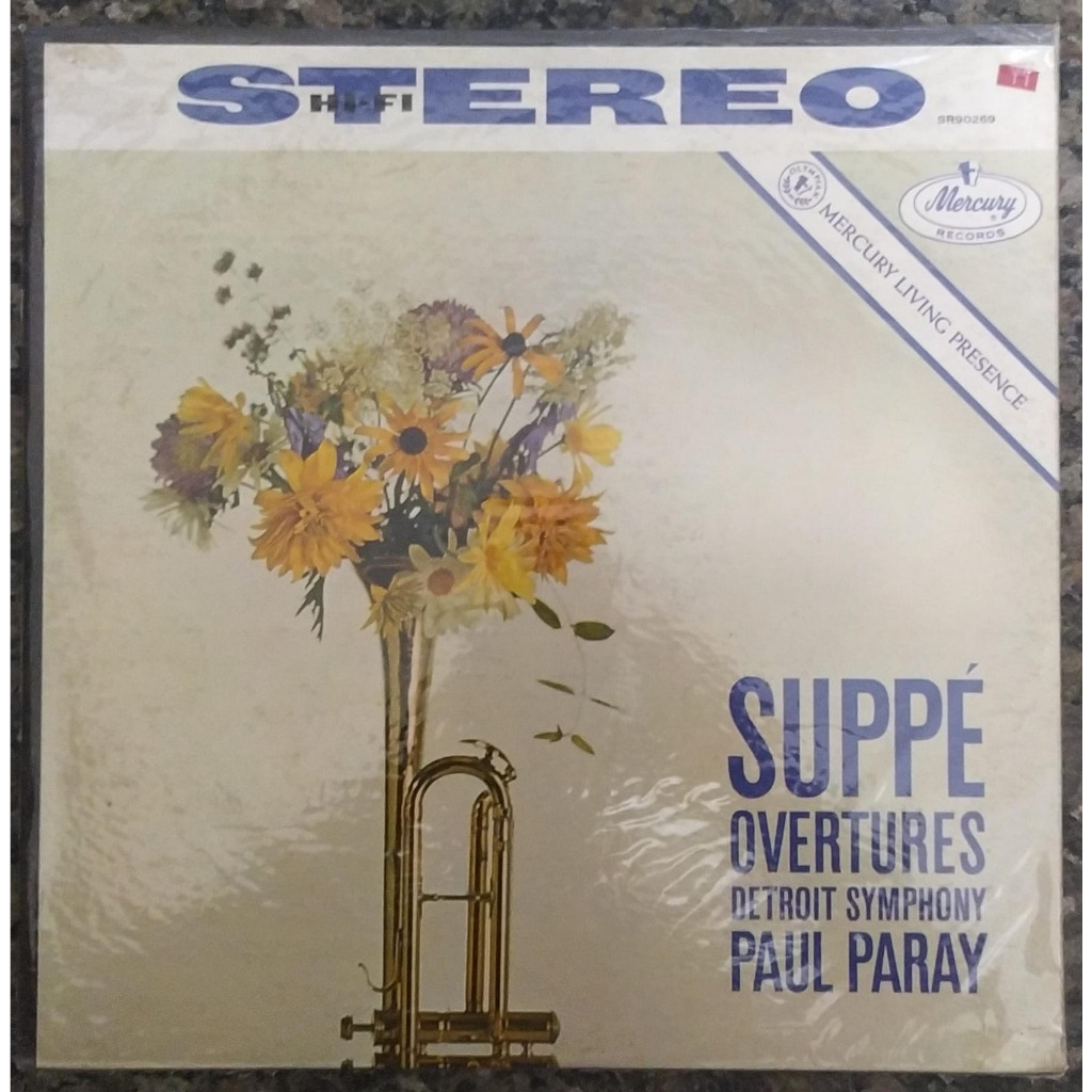 Lp Paul Paray-suppé Overtures Detroit-mercury Made Us