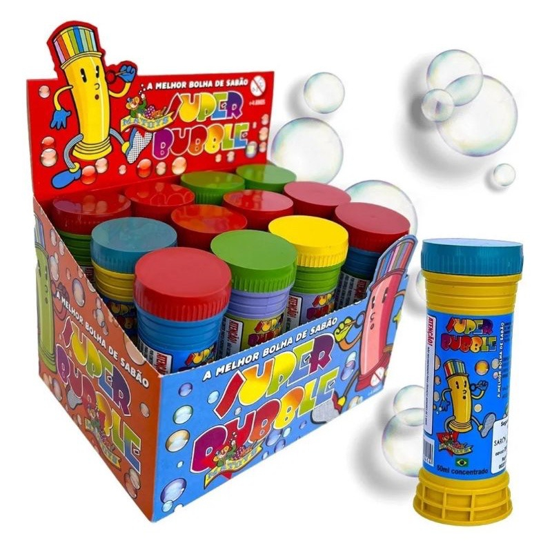 Bolha de Sabão kit para festa de aniversario kit 13, kit25, kit 37 diversão Envio Imediato